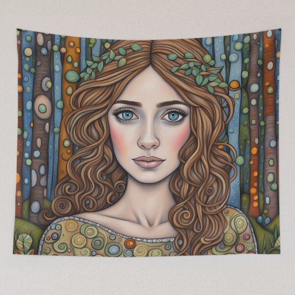 Item preview, Emily Blunt como un hada en el bosque. designed and sold by Colin Bentham.