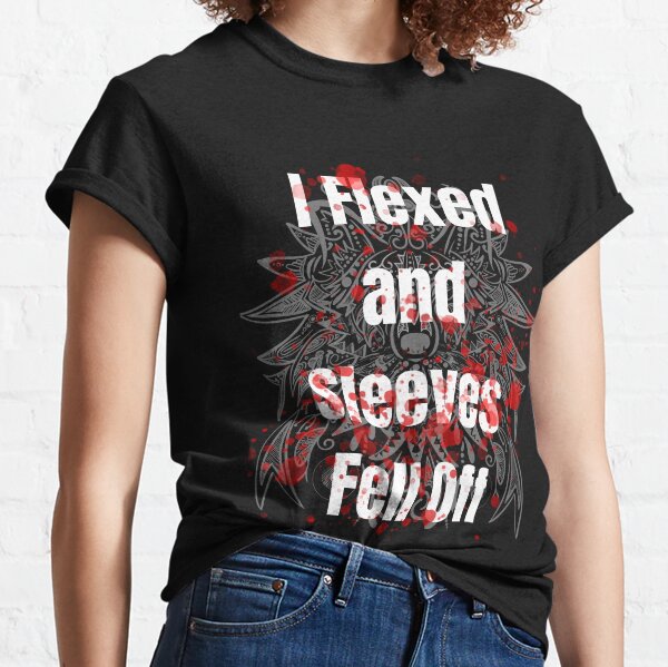 I FLEXED AND THE SLEEVES FELL OFF Funny workout shirt, cute gym shirt,  inspirational shirt, self care gift, fitness shirts for women mens workout  shirt exercise t-shirt gift Essential T-Shirt for Sale