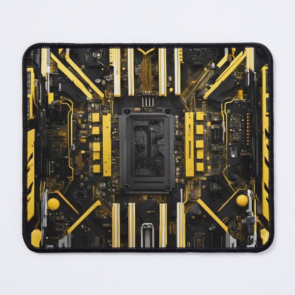 Item preview, Copy of Cybernetics - Black and Yellow - 02 designed and sold by Mystic-Images.
