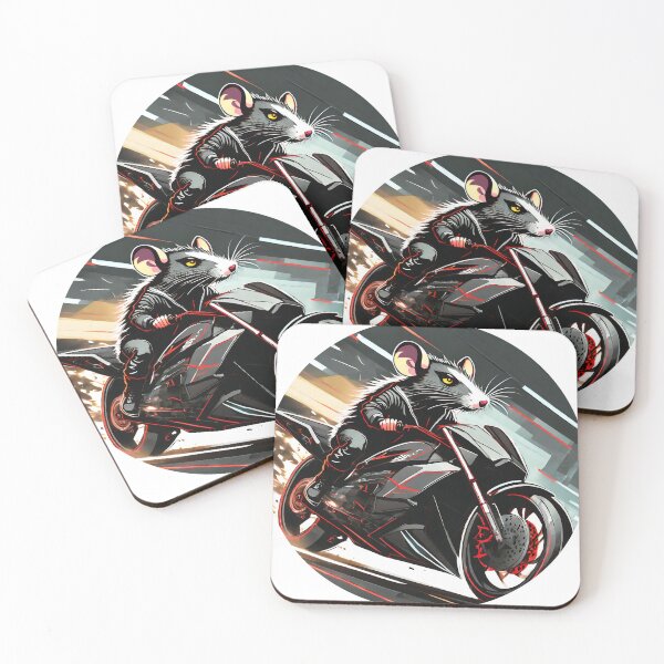 Item preview, Rat Racer on a supersport Motorcycle designed and sold by BADESIGNZZ.