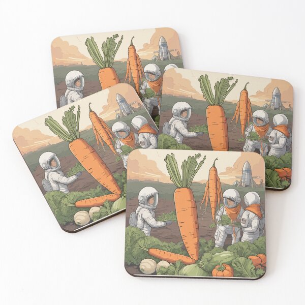 Item preview, Veggie Ventures | Hilarious Carrot Rocket Launch - Fun Veggie Art designed and sold by VeggiPower.