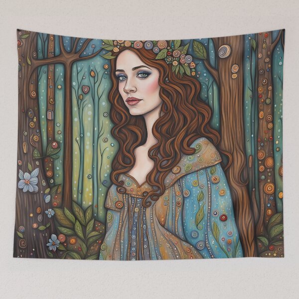 Item preview, Emily Blunt como un hada en el bosque. designed and sold by Colin Bentham.