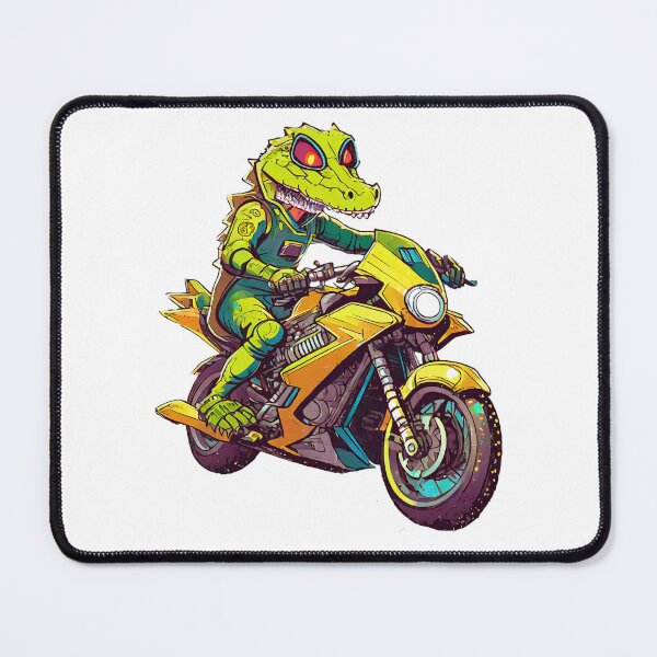 Item preview, Alligator on a Motorcycle designed and sold by BADESIGNZZ.