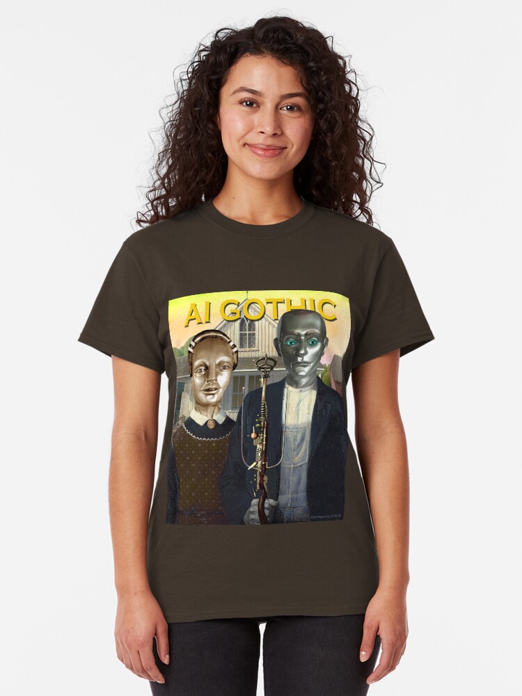 Alternate view of AI Gothic Classic T-Shirt