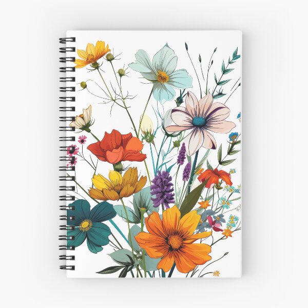 Item preview, Wildflower Whimsy: A Vibrant Bouquet Illustration designed and sold by Sventek.