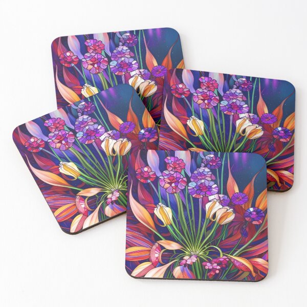 Item preview, Purple Flowers designed and sold by ChanceTwoArt.