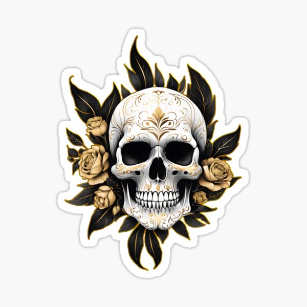 CRÂNE D'OR Sticker