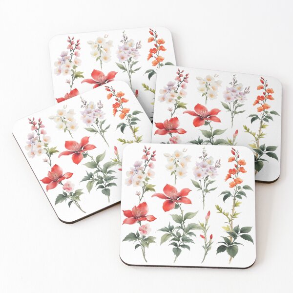 Item preview, Watercolor painting of blooming beauty 06 designed and sold by I-HERE.