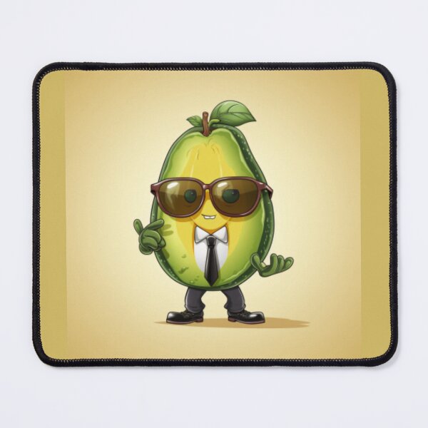 Item preview, Mamacado Papacado Cute avocado in suit and black glasses designed and sold by cristina1001.