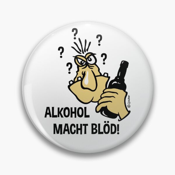 Item preview, Alcohol makes you stupid! (Cartoon / 3C) designed and sold by Roderix.