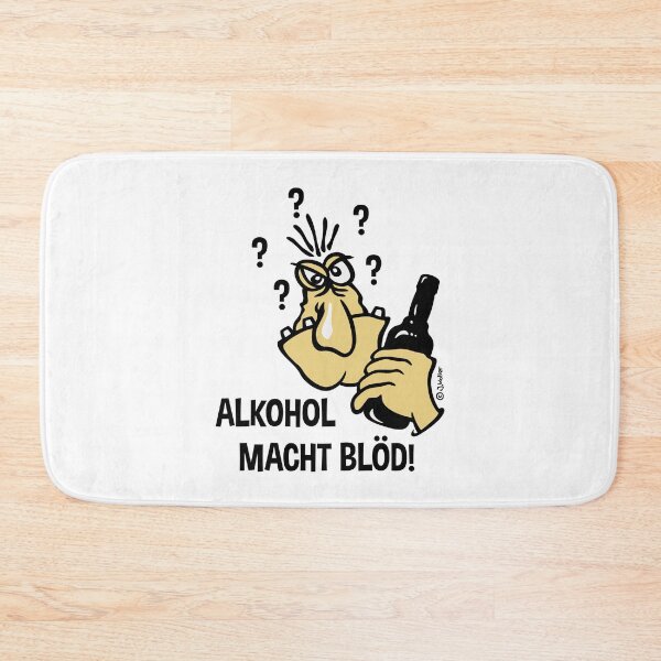 Item preview, Alcohol makes you stupid! (Cartoon / 3C) designed and sold by Roderix.