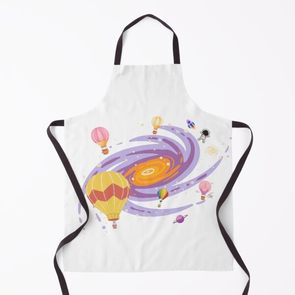 Item preview, Air balloon flying through galaxy designed and sold by PanKakeDesign.