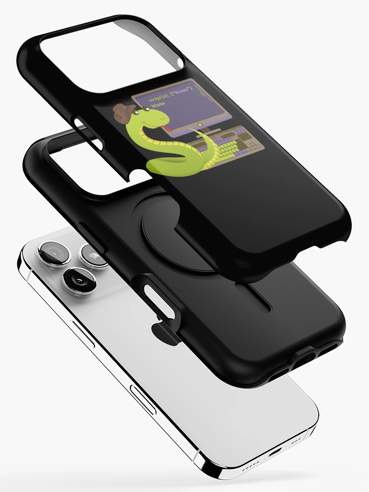 Thumbnail 2 of 4, iPhone Case, Python learning Python designed and sold by t1n3333.