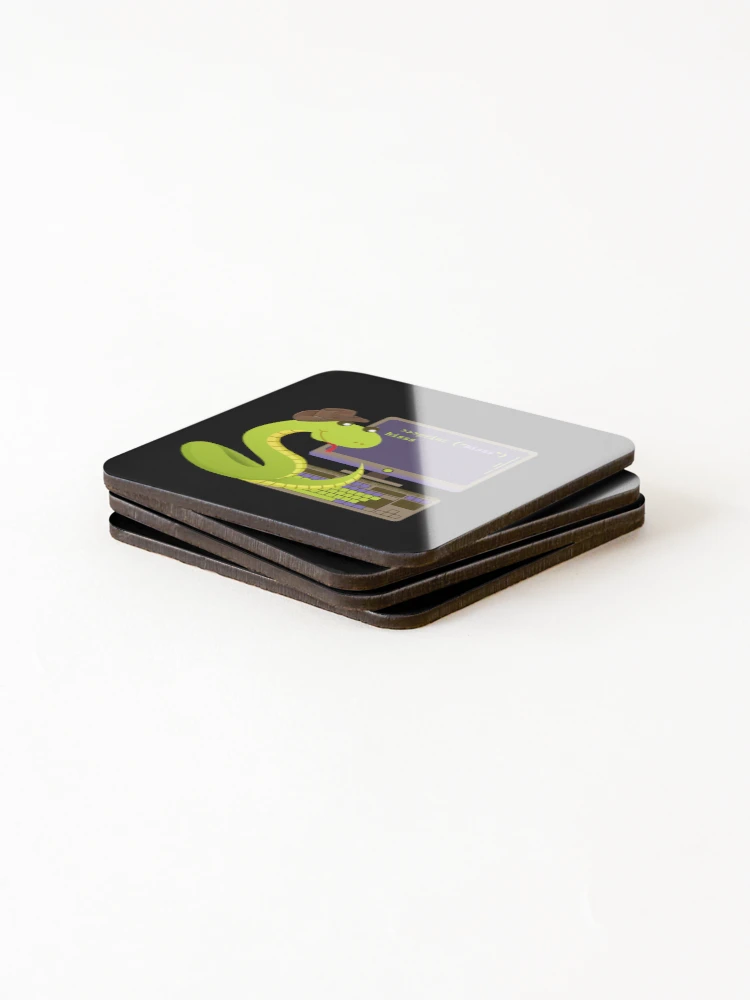 Thumbnail 4 of 5, Coasters (Set of 4), Python learning Python designed and sold by t1n3333.