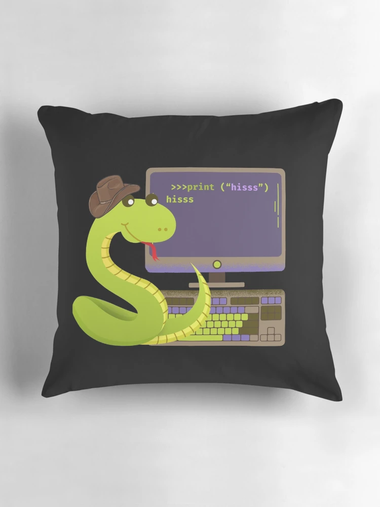 Thumbnail 3 of 4, Pillow, Python learning Python designed and sold by t1n3333.