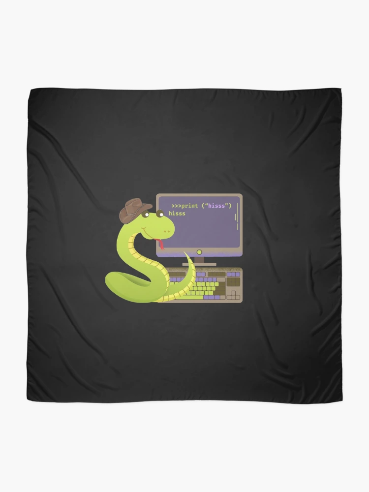 Thumbnail 2 of 3, Scarf, Python learning Python designed and sold by t1n3333.