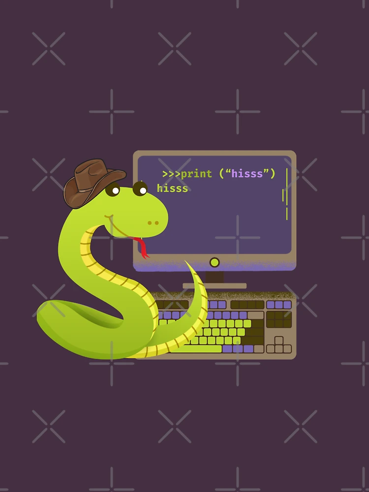 Thumbnail 4 of 4, Relaxed T-Shirt, Python learning Python designed and sold by t1n3333.