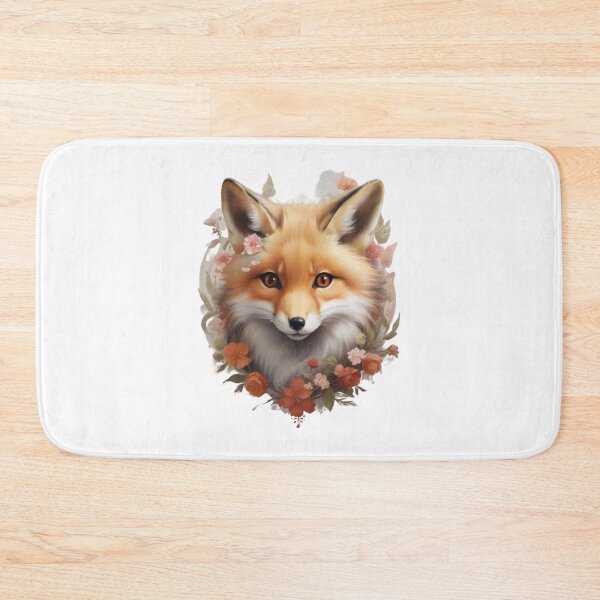 Item preview, Cute floral fox clipart designed and sold by Vegasstickers.