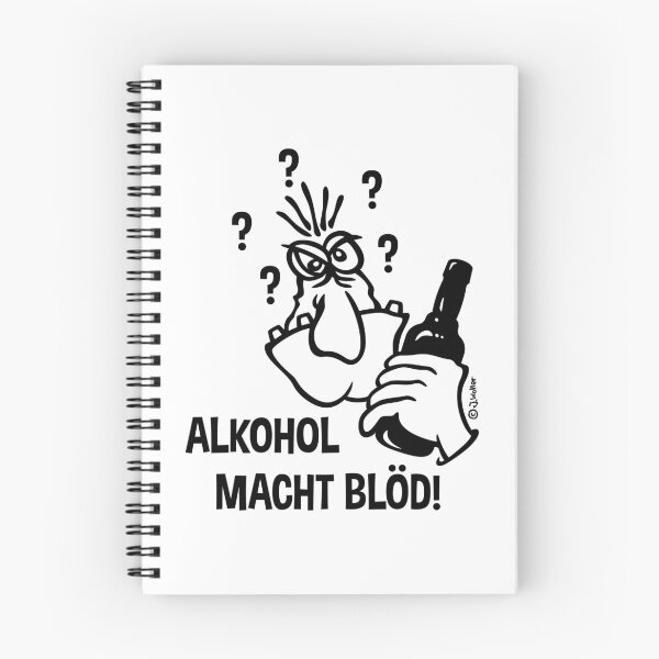 Item preview, Alcohol makes you stupid! (cartoon / 1C) designed and sold by Roderix.