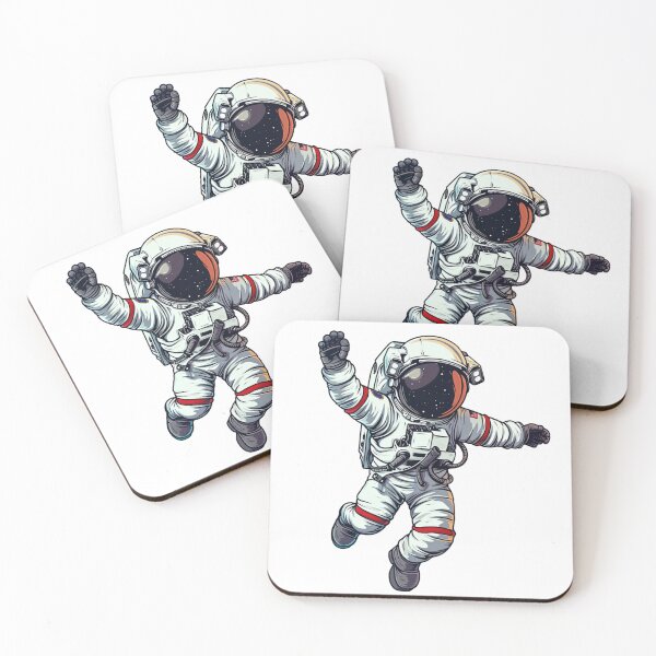 Item preview, Galactic Discoverer Sticker - Cosmic Explorer Illustration designed and sold by Tincanninja.