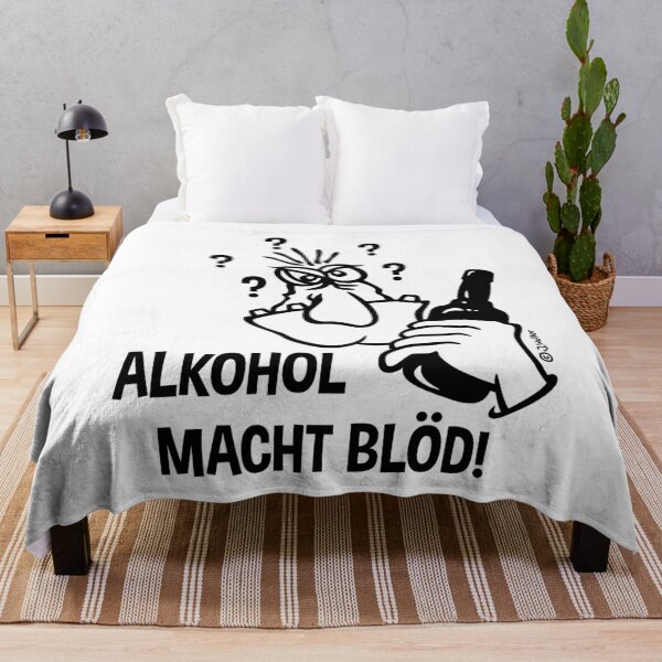 Item preview, Alcohol makes you stupid! (cartoon / 1C) designed and sold by Roderix.