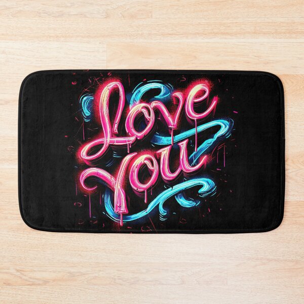 Item preview, Neon Love You logo design designed and sold by Jerhus.