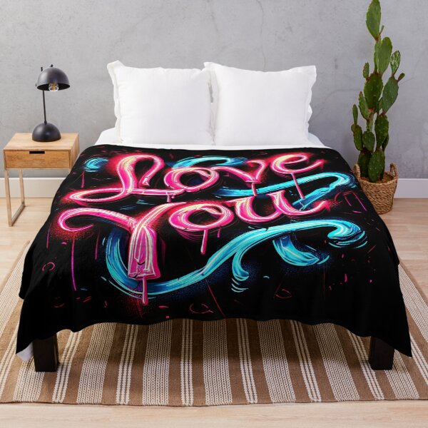 Item preview, Neon Love You logo design designed and sold by Jerhus.