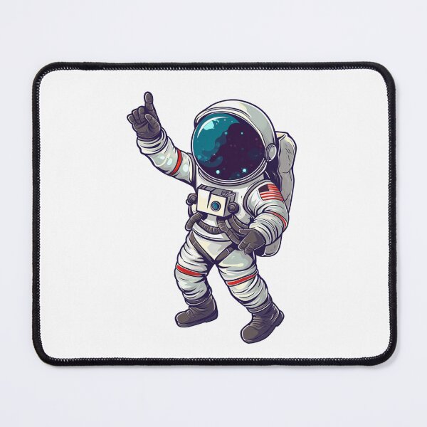 Item preview, Cosmic Explorer Emblem - Interstellar Voyager Illustration designed and sold by Tincanninja.