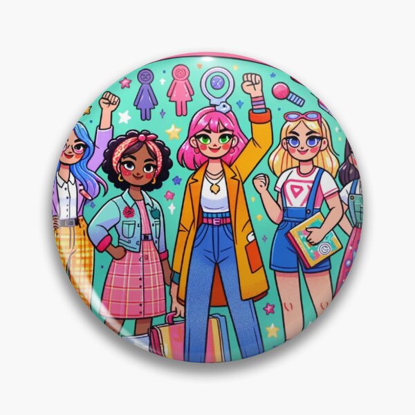 Item preview, Force Féminine Unie : Sticker Girl Power designed and sold by architop.