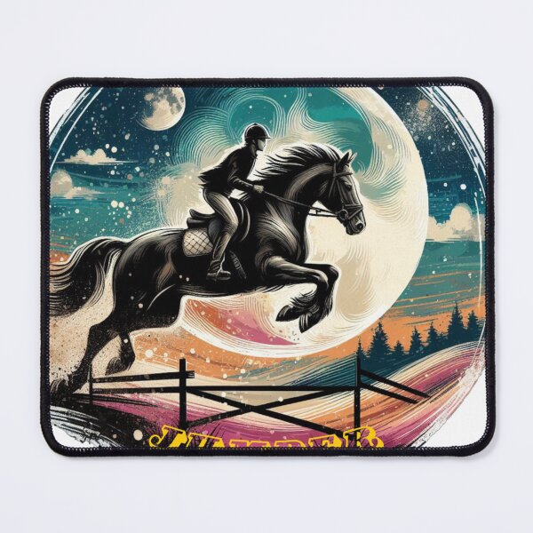 Item preview, #HorseJumping, #EquestrianStyle, designed and sold by KICIART.
