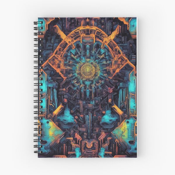 Item preview, Psychedelic Cyberpunk, Abstract Expressionism, Digital Art designed and sold by Burn-Ego.