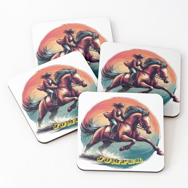 Item preview, #HorseJumping, #EquestrianStyle, designed and sold by KICIART.