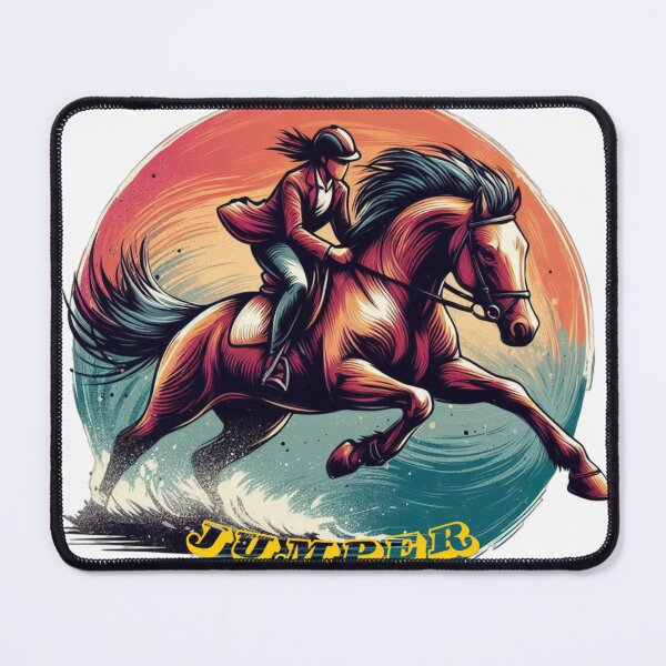 Item preview, #HorseJumping, #EquestrianStyle, designed and sold by KICIART.