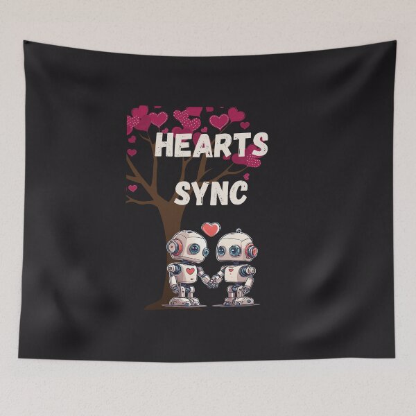 Item preview, AI Robots Heart Sync designed and sold by t1n3333.