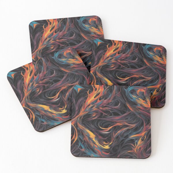 Item preview, Psychedelic Fire, Abstract Expressionism, Digital Art designed and sold by Burn-Ego.