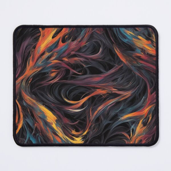 Item preview, Psychedelic Fire, Abstract Expressionism, Digital Art designed and sold by Burn-Ego.