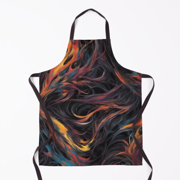 Item preview, Psychedelic Fire, Abstract Expressionism, Digital Art designed and sold by Burn-Ego.