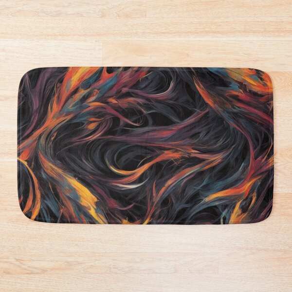 Item preview, Psychedelic Fire, Abstract Expressionism, Digital Art designed and sold by Burn-Ego.
