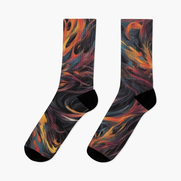 Item preview, Psychedelic Fire, Abstract Expressionism, Digital Art designed and sold by Burn-Ego.