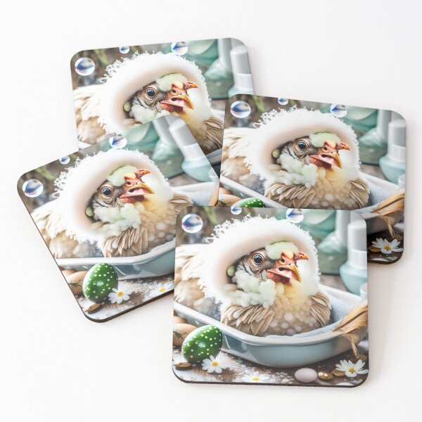 Item preview, Cute Eastern Egger Chicken bathing designed and sold by Myzone2023.