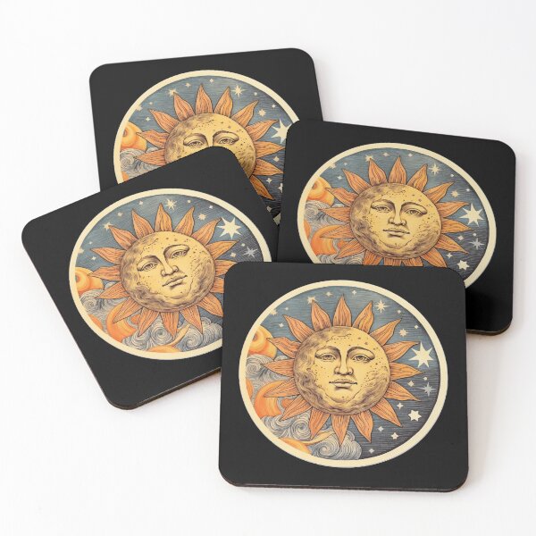 Item preview, Retro Sun And Stars designed and sold by Chill-Wave.