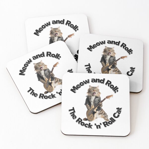 Item preview, Meow and Roll: The Rock 'n' Roll Cat designed and sold by coserkan.
