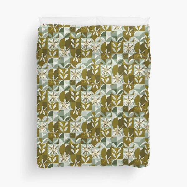 Item preview, Retro, Mid Mod, Abstract Botanical Olive, Mint designed and sold by Prints and Lifestyle.