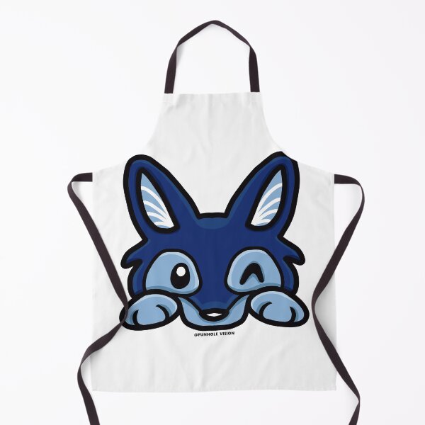 Artikelvorschau, Niedliches spähendes Blaufuchs-Design entworfen und verkauft von FunholeVision.