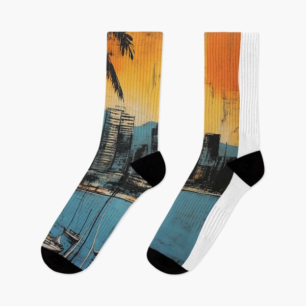 Item preview, Houston city colorful travel vintage graphic designed and sold by wonderfulpark.