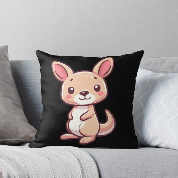 Item preview, Playful Kangaroo Cartoon designed and sold by ArtfulWeave.