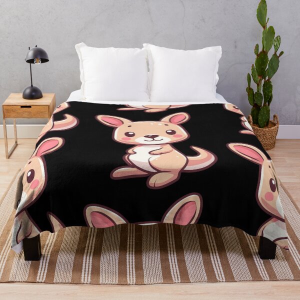 Item preview, Playful Kangaroo Cartoon designed and sold by ArtfulWeave.