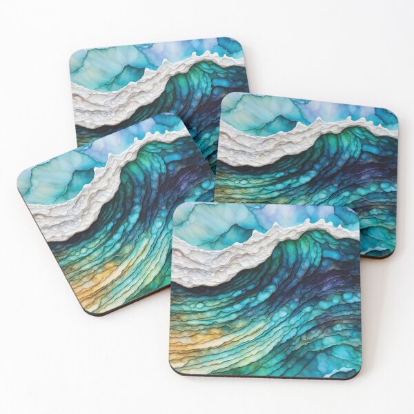Item preview, Waves Prints designed and sold by Random Designs.