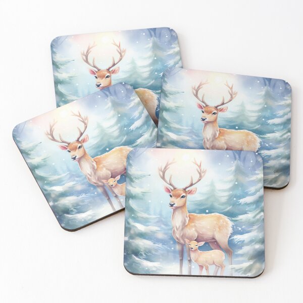 Item preview, Whimsical Reindeer Delight designed and sold by cute-animals99.