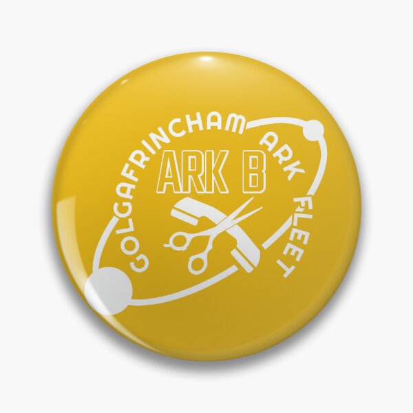 Item preview, Golgafrincham 'B Ark' logo white designed and sold by HappyAxolotl.